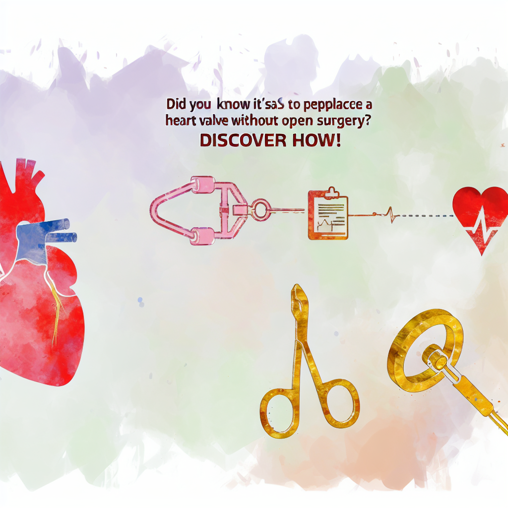 Você sabia que é possível trocar uma válvula do coração sem cirurgia aberta? Descubra como!